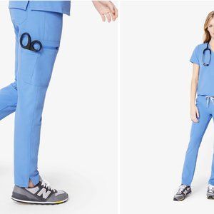 FIGS Yola Ceil Blue Skinny Scrub Pants XS